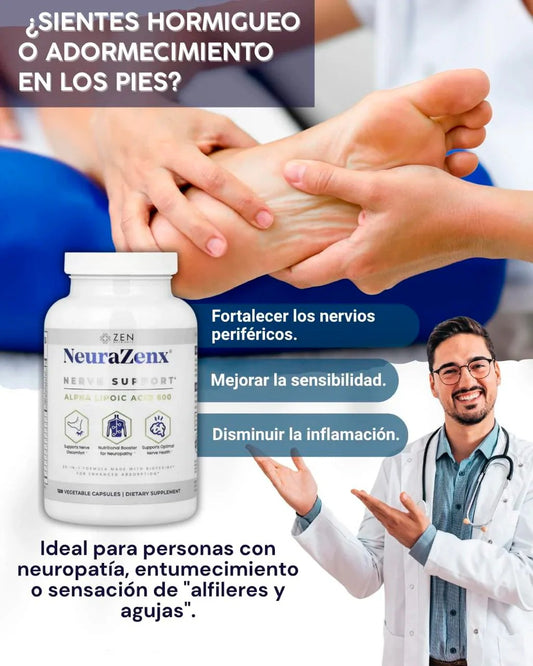 NeuraZenx – Fórmula avanzada para aliviar neuropatía y recuperar tu movilidad