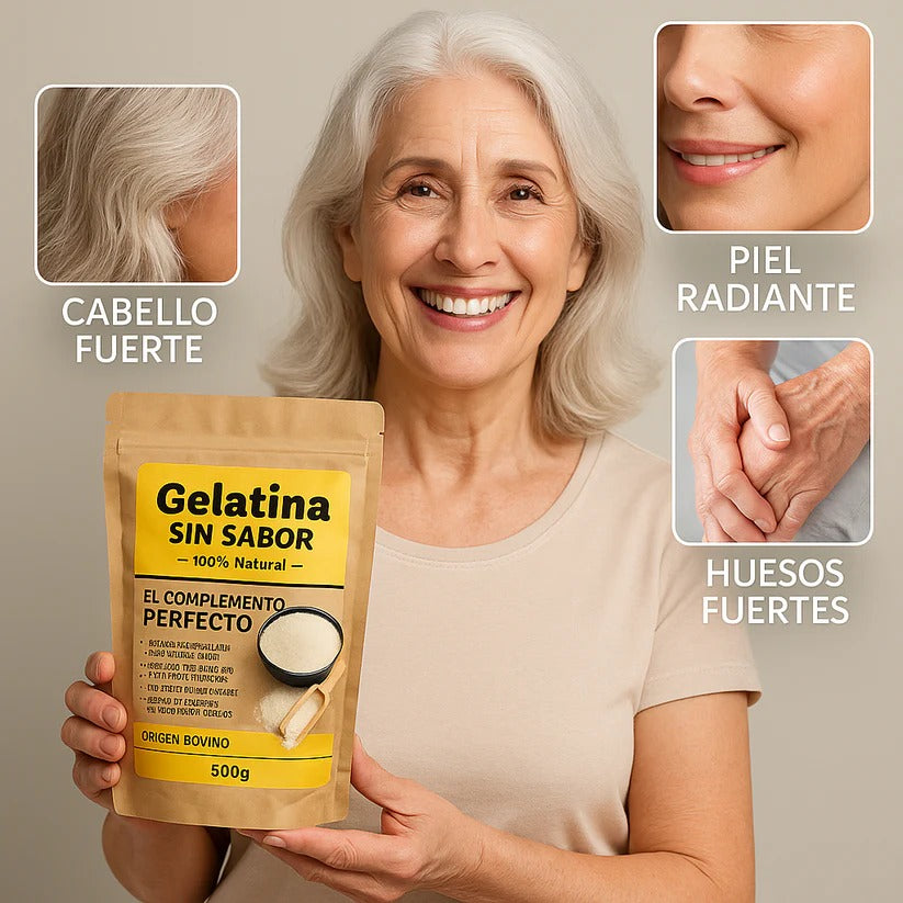 BoviFlex-Gelatina de Origen Bovino 100% Pura | Fortalecimiento Articular PREMIUM