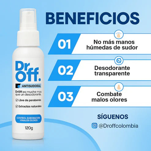 DrOFF🧑‍⚕️- Tratamiento médico contra el sudor