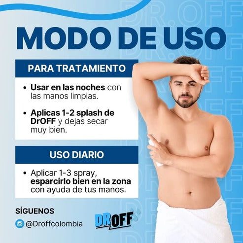 DrOFF🧑‍⚕️- Tratamiento médico contra el sudor