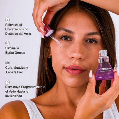 CyperGlow™-Serum Antivellos de Cyperus Rotundus