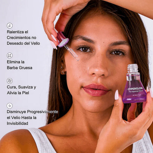 CyperGlow™-Serum Antivellos de Cyperus Rotundus