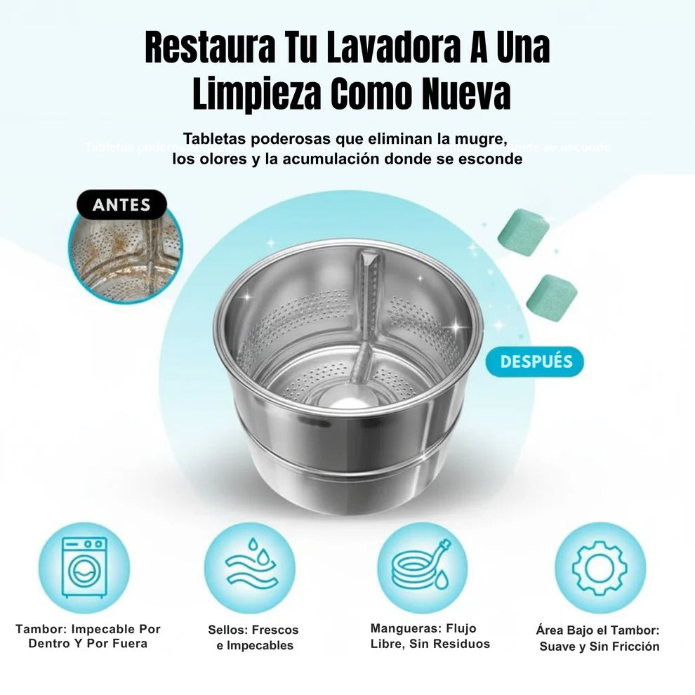 Mr clean-tabletas limpia lavadora