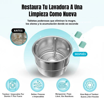 Mr clean-tabletas limpia lavadora