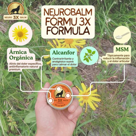 NeuroBalm 3X™ Bálsamo De Alivio MSM