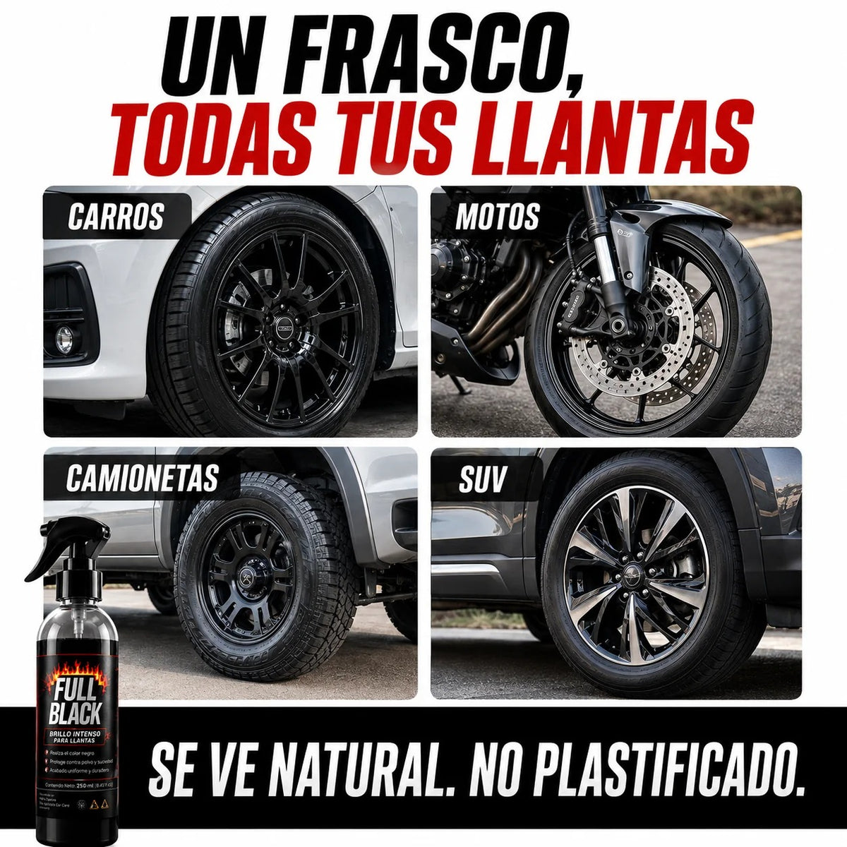 Super Black – Renueva el Negro y Brillo de tus Llantas