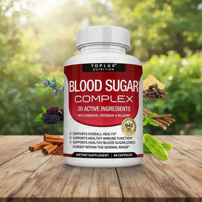 Blood Sugar Complex – Fórmula avanzada para equilibrar tu glucosa y mejorar tu energía diaria.