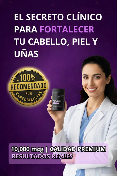 Biotin Max Strength – Cabello, Uñas y Piel