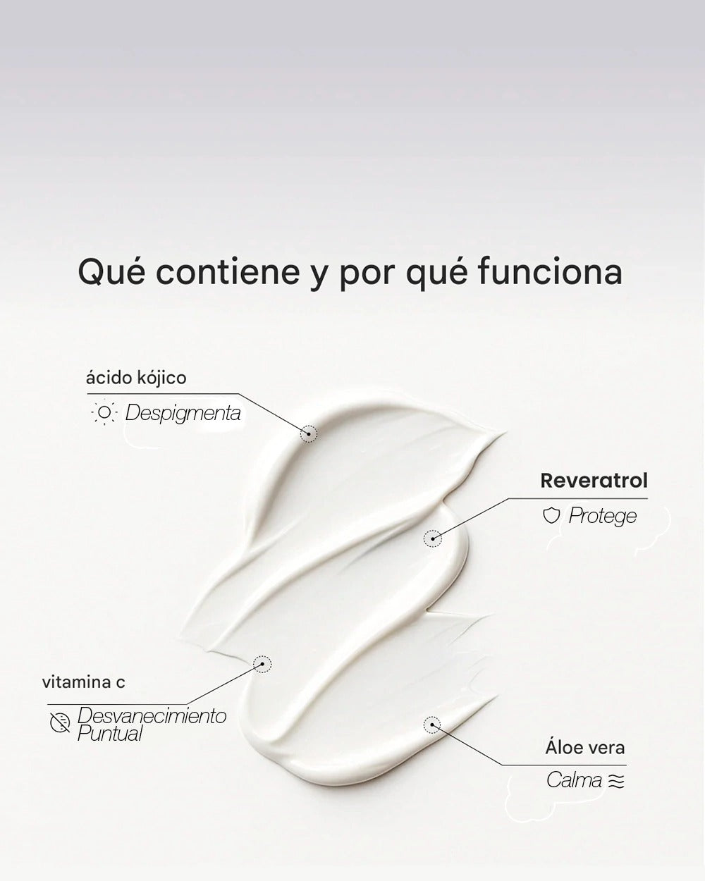 Eliré-Corrector de manchas oscuras para una luminosidad visible