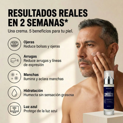 Smooth Crema Facial 5 en 1-rutina simplificada y piel luminosa en un solo paso