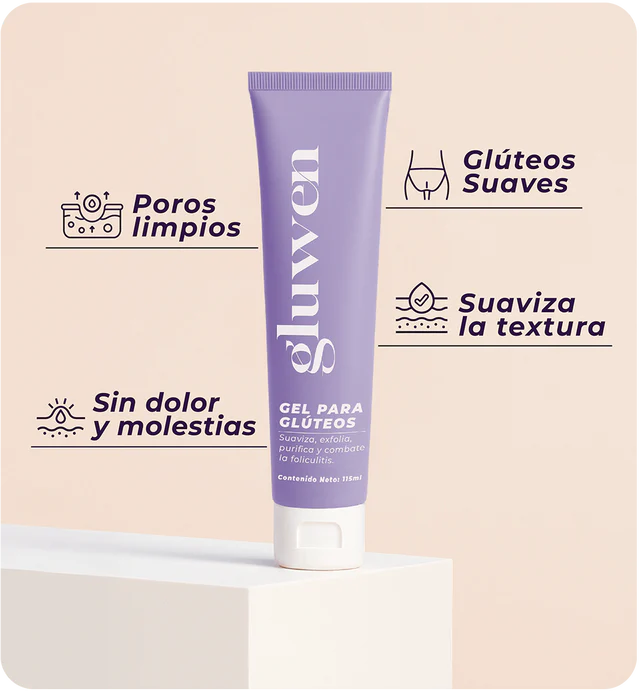 Gluwen Gel-Olvídate de los granitos en los glúteos