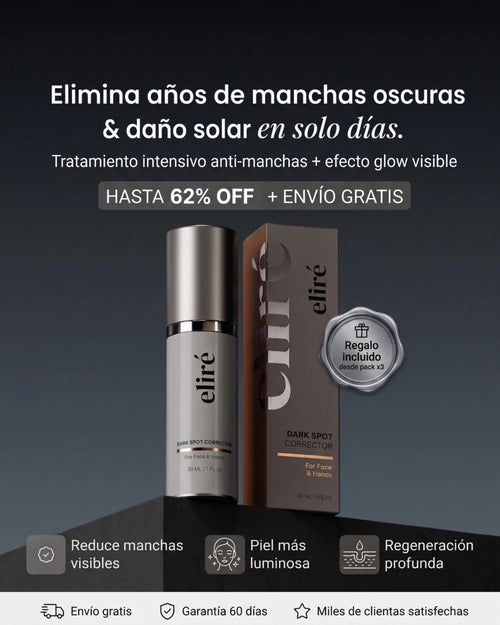 Eliré-Corrector de manchas oscuras para una luminosidad visible